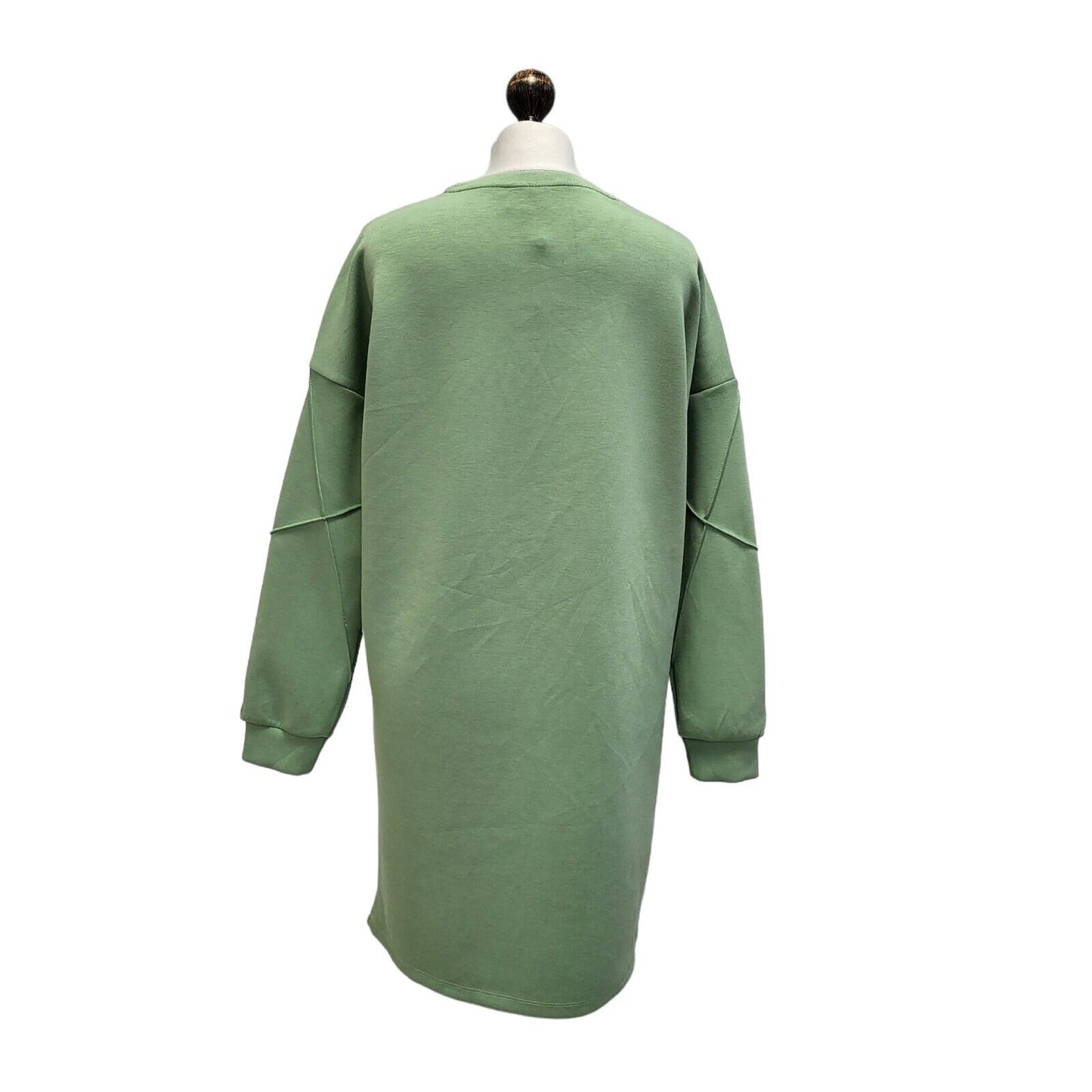 Vila Jumper Dress Green Long Sleeve BNWT UK Size Medium G388