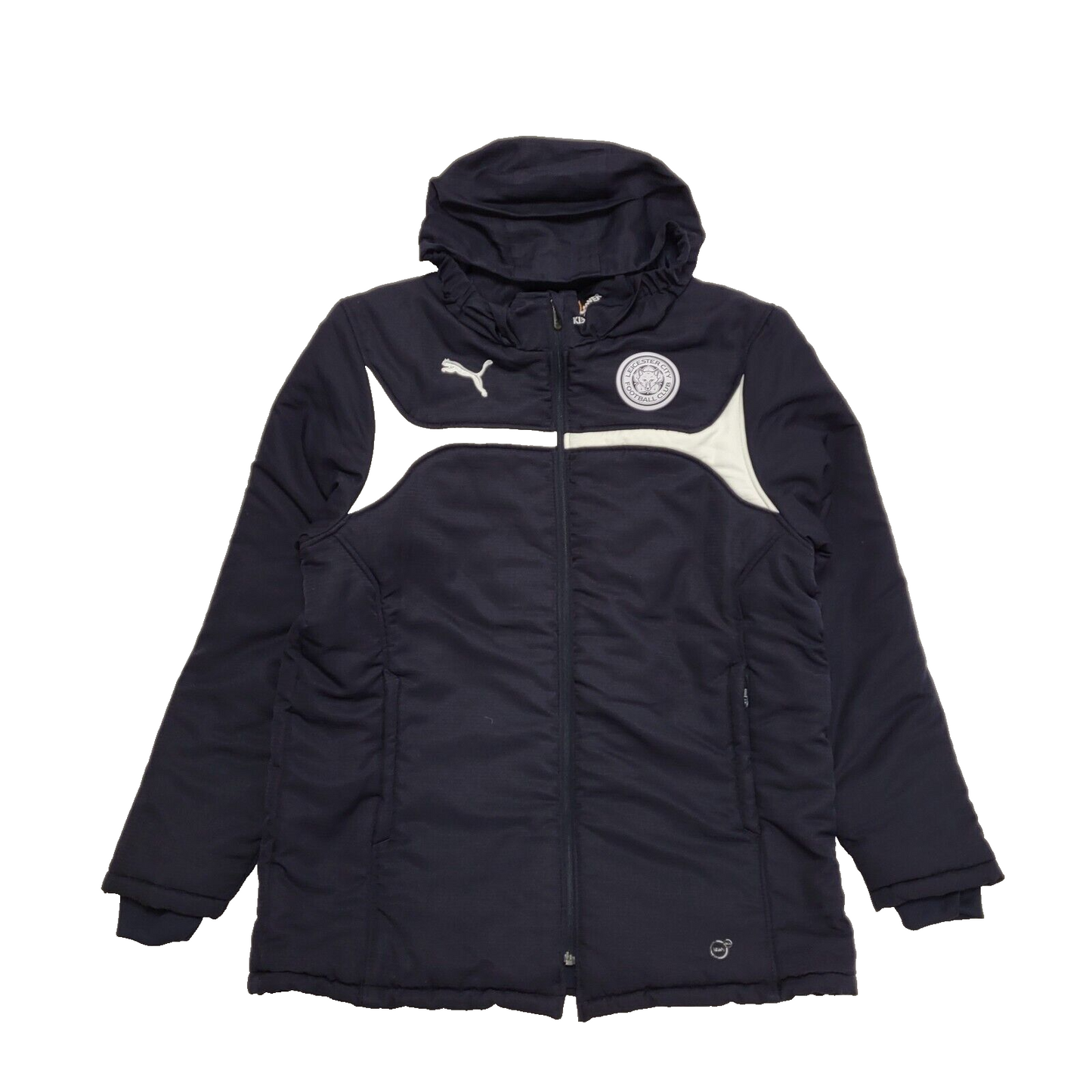 Puma Navy Blue Leicester City Football Hooded Sports Jacket uk XL BB326
