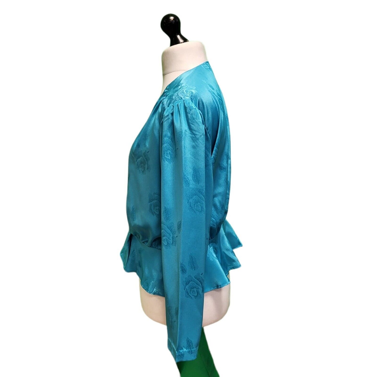 Your Sixth Sense Teal Short Sleeve Blouse Top Women's UK 3XL 18 H952