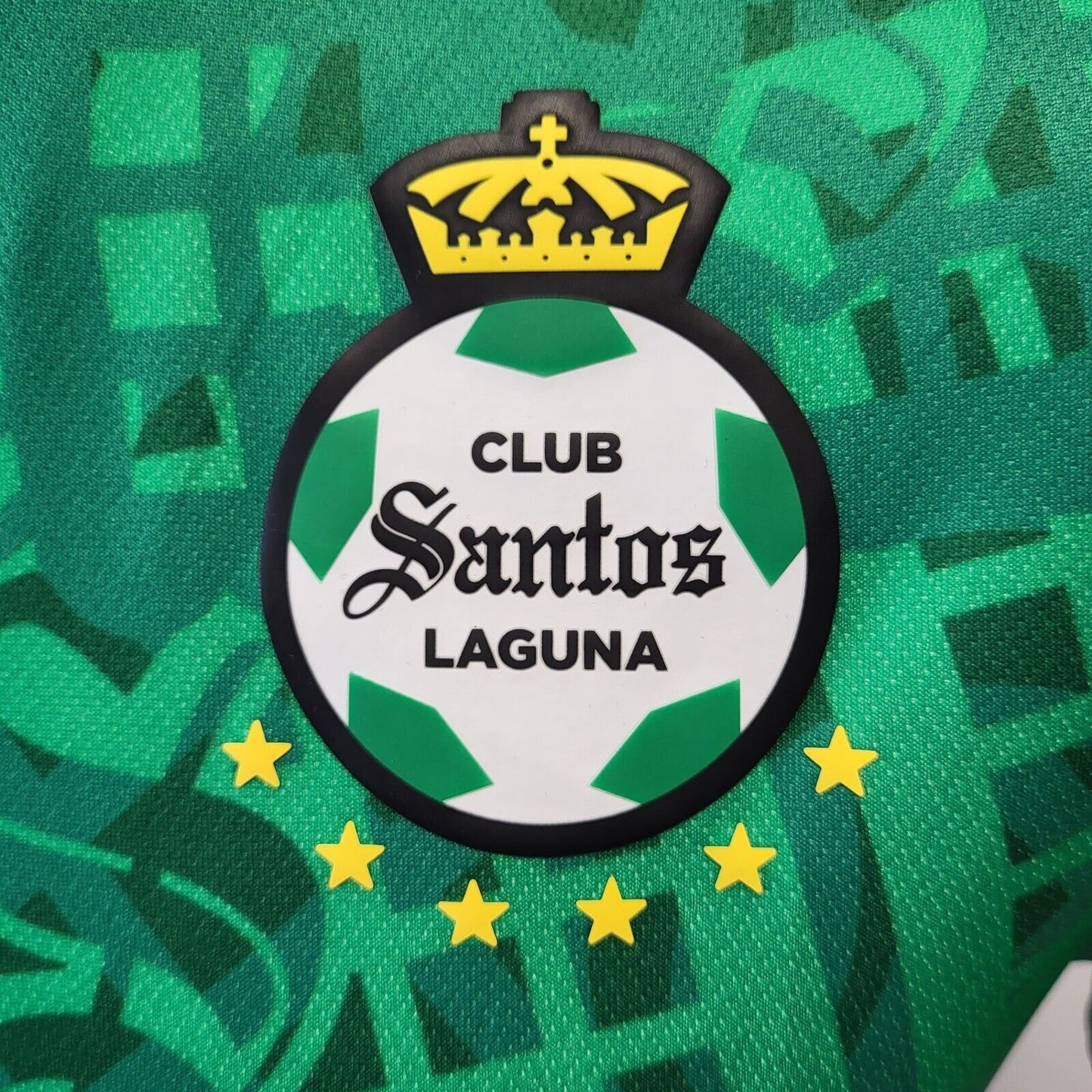 Charly Santos Laguna 2021 Football Shirt Green UK Men's M G554