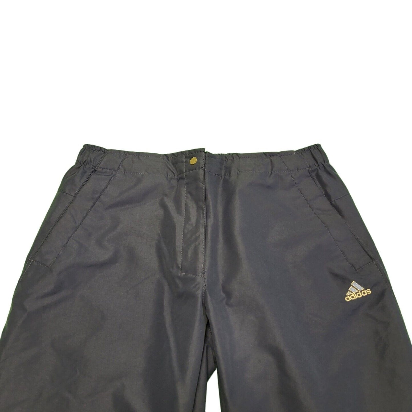 Adidas Navy Blue Zipped Straight Leg Sports Trousers Women's uk 14 W32 L32 H322