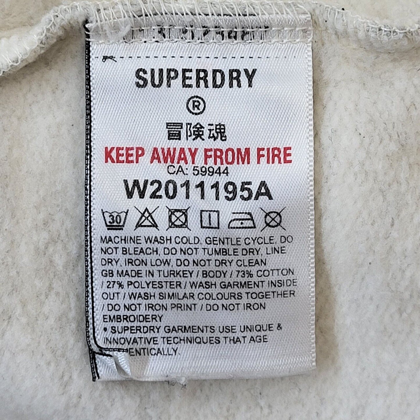Superdry Grey Round Neck Sweatshirt Uk Women's 12 Eu 40 G240