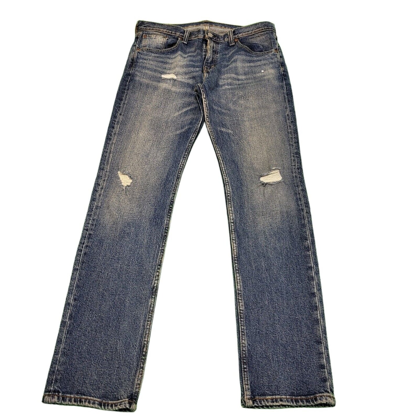 Levi's 511 Faded Blue Straight Denim Jeans Men's uk M W32 L32 H657