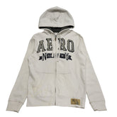 Aeropostate White Long Sleeve Zip Sweatshirt Hoodie Men's UK M EU 50 H594 BNWT