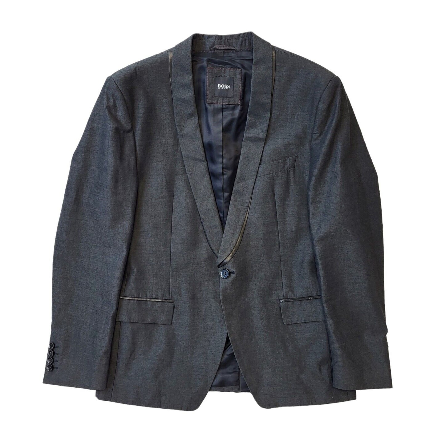 Hugo Boss Grey Suit Blazer Jacket Uk Men's L 42" G270