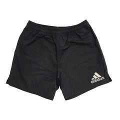 Adidas Black Drawstring Sport Shorts uk Women's S 8 W26 H767