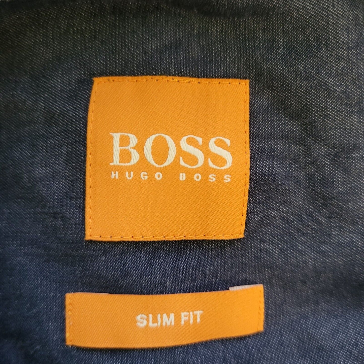 Hugo Boss Blue Slim Fit Long Sleeve Shirt Men's UK M EU 50 H123