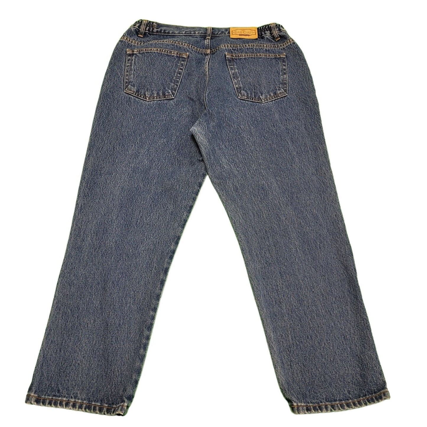 East Coast Faded Blue Tapered Denim Jeans Men's xL W36 L28 H666