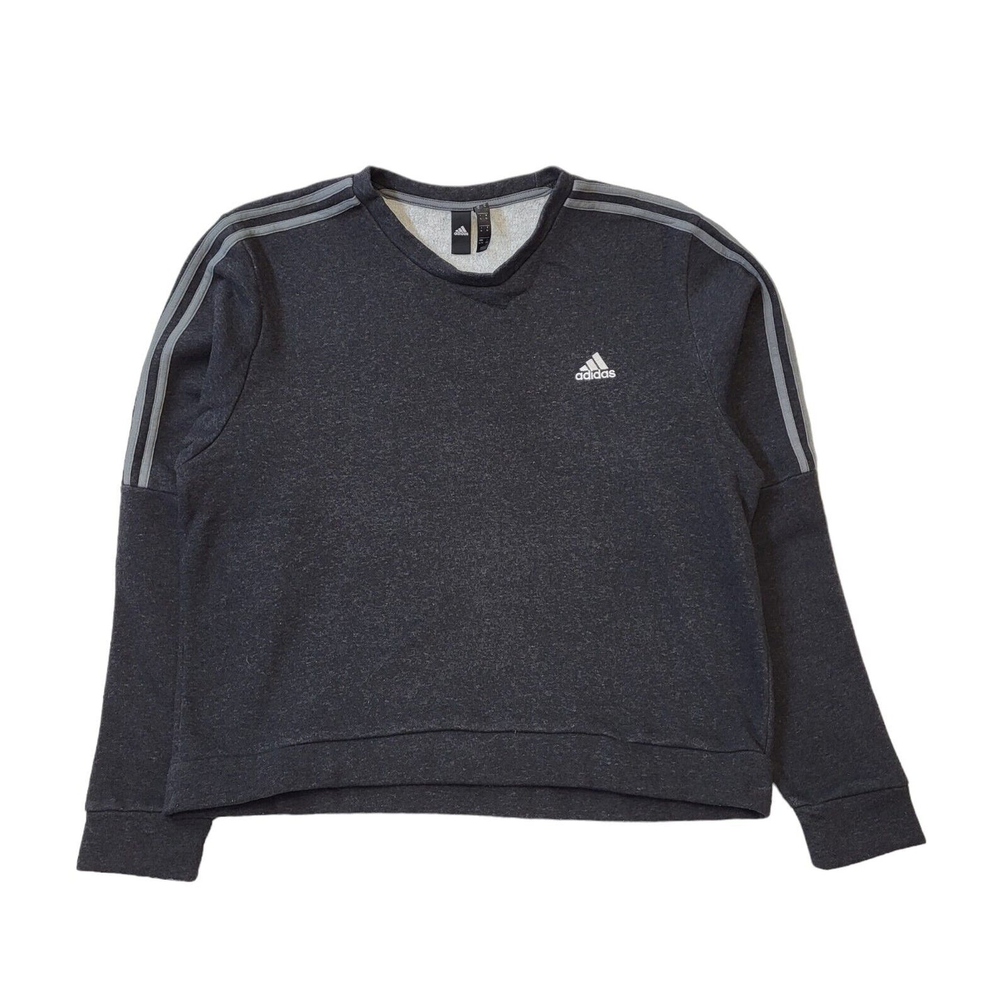 Adidas Black Long Sleeve Casual Sports Sweatshirt Women's UK XL 14 EU 42 H153