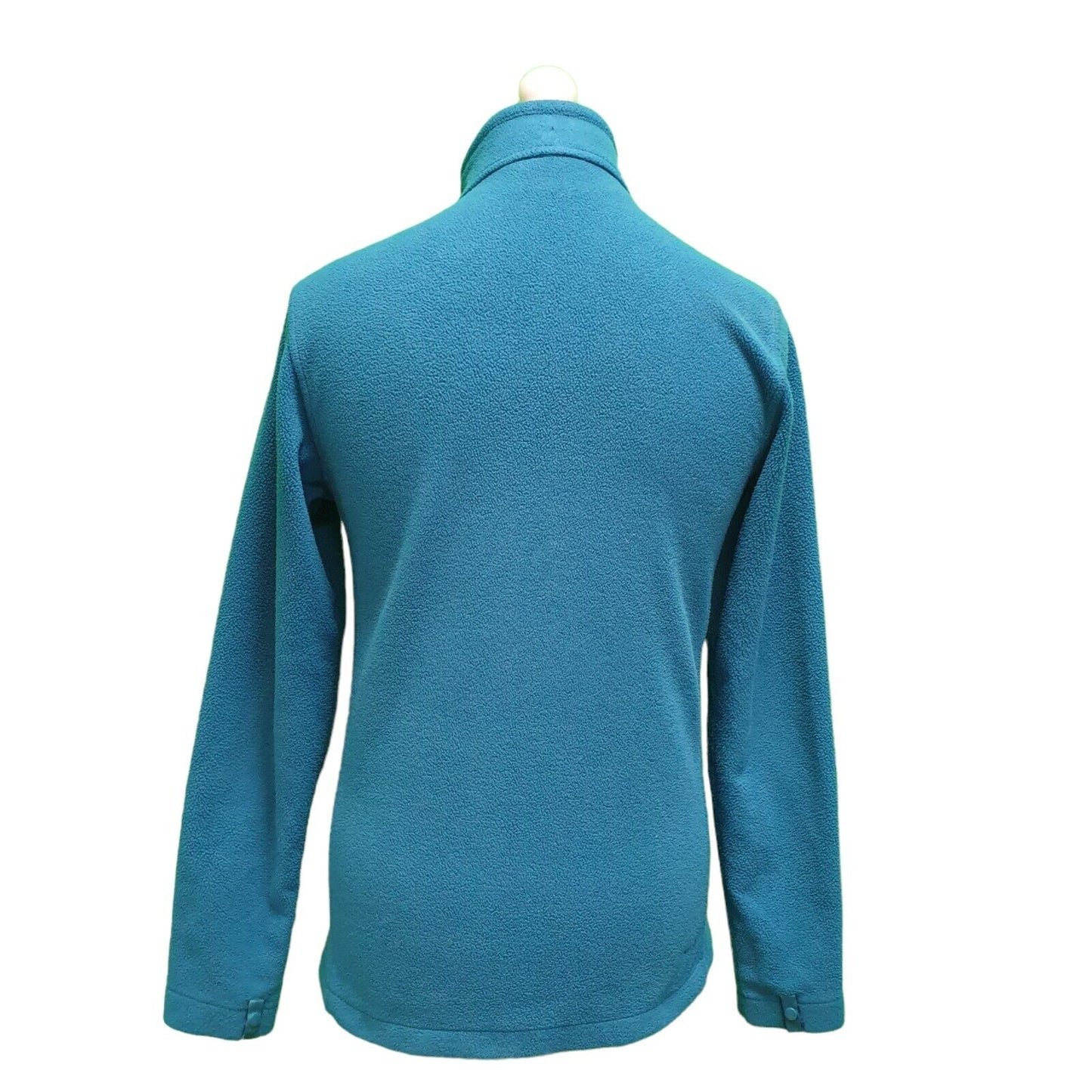 The North Face Turquoise Zipped Fleece Hiking Jacket uk Men's Small H792
