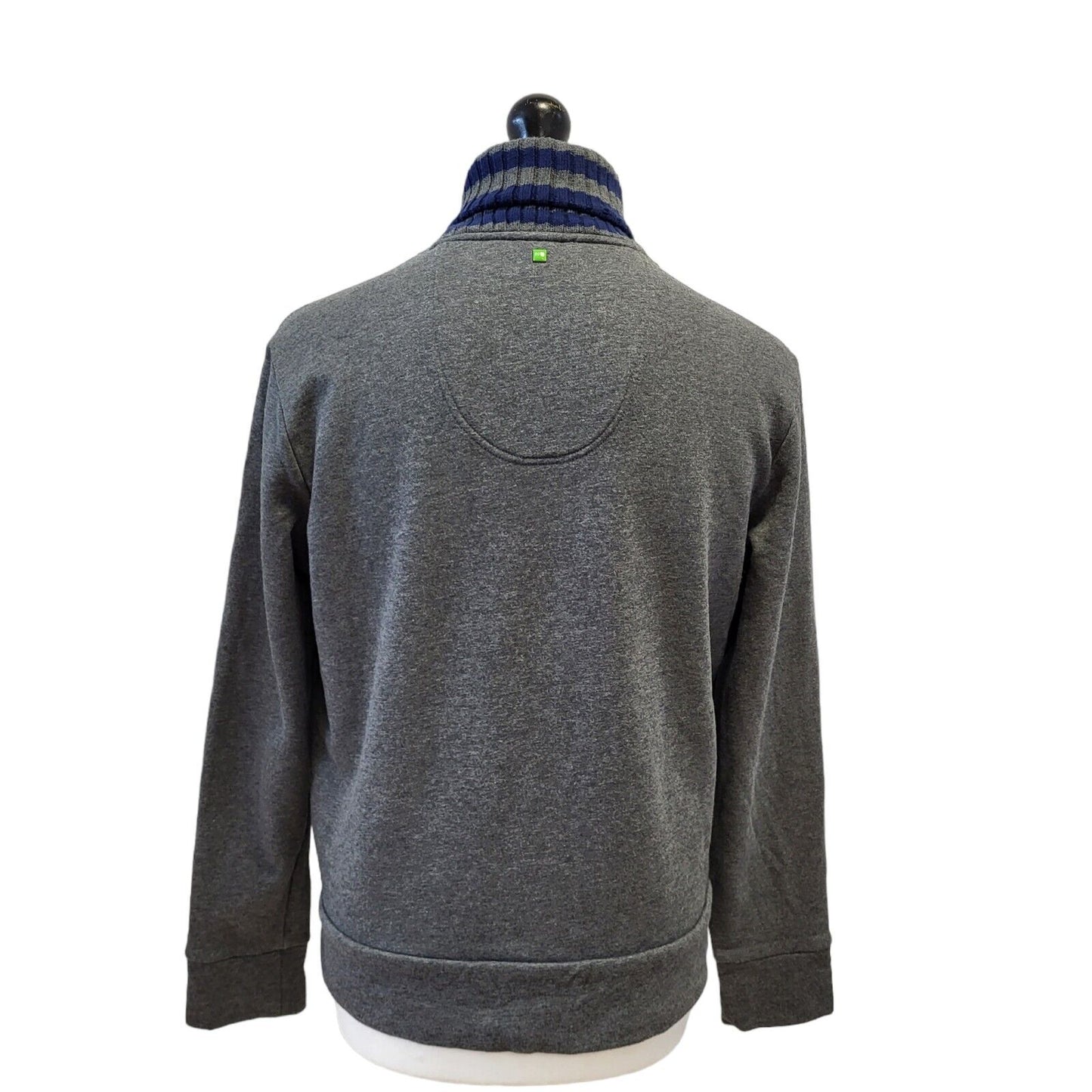 Hugo Boss Jumper Roll Neck Grey Long Sleeve Mens UK S G137