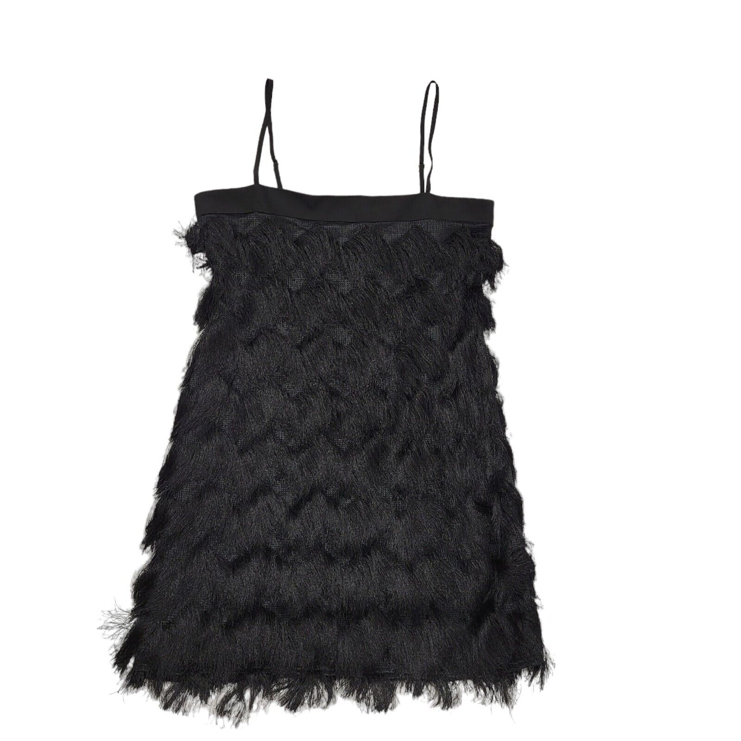 River Island Black Sleeveless Ethnic Artizan Dress UK Women's 12 Bnwt BB351