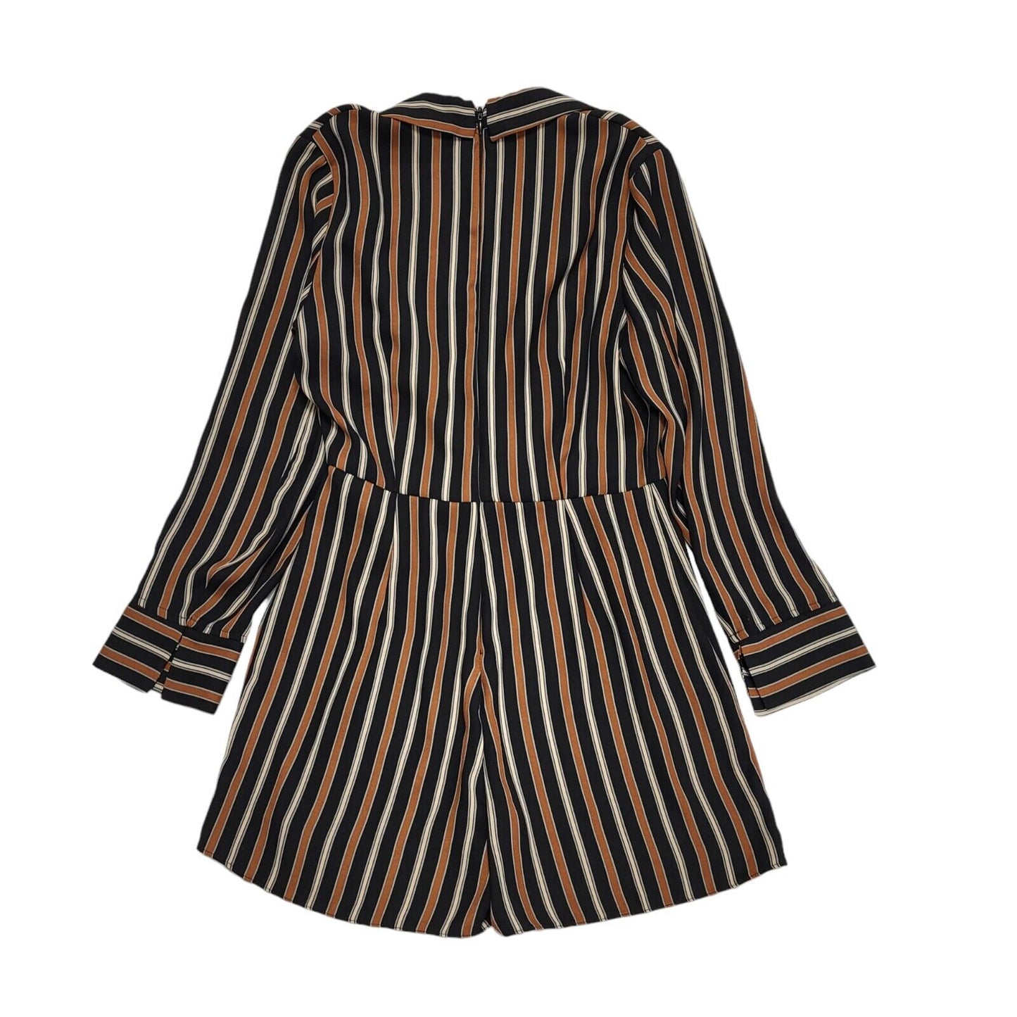 River Island Black Brown Long Sleeve Sloane Dress UK Women's 12 Bnwt BB354