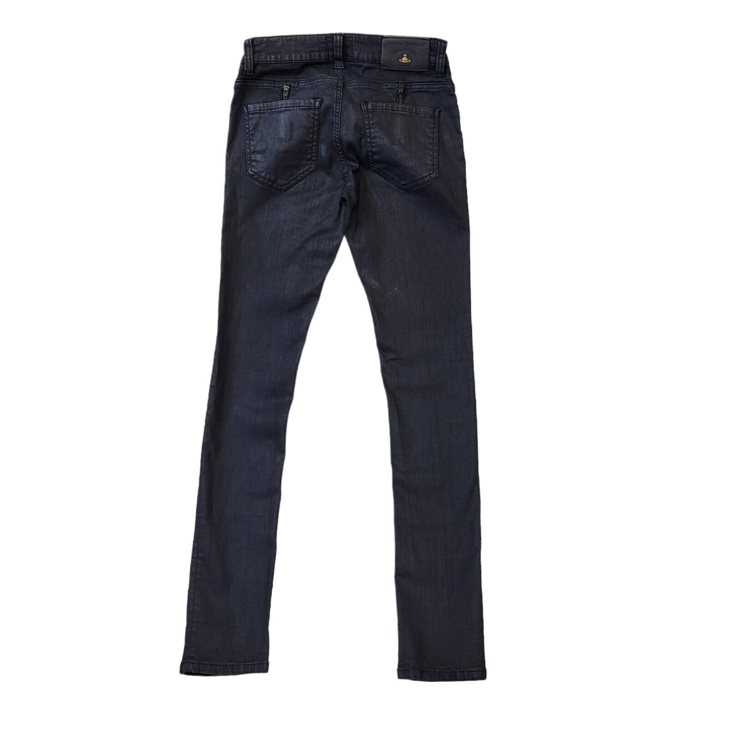 Vivienne Westwood Black Skinny Denim Jeans Mens XXS W26 L32 G323