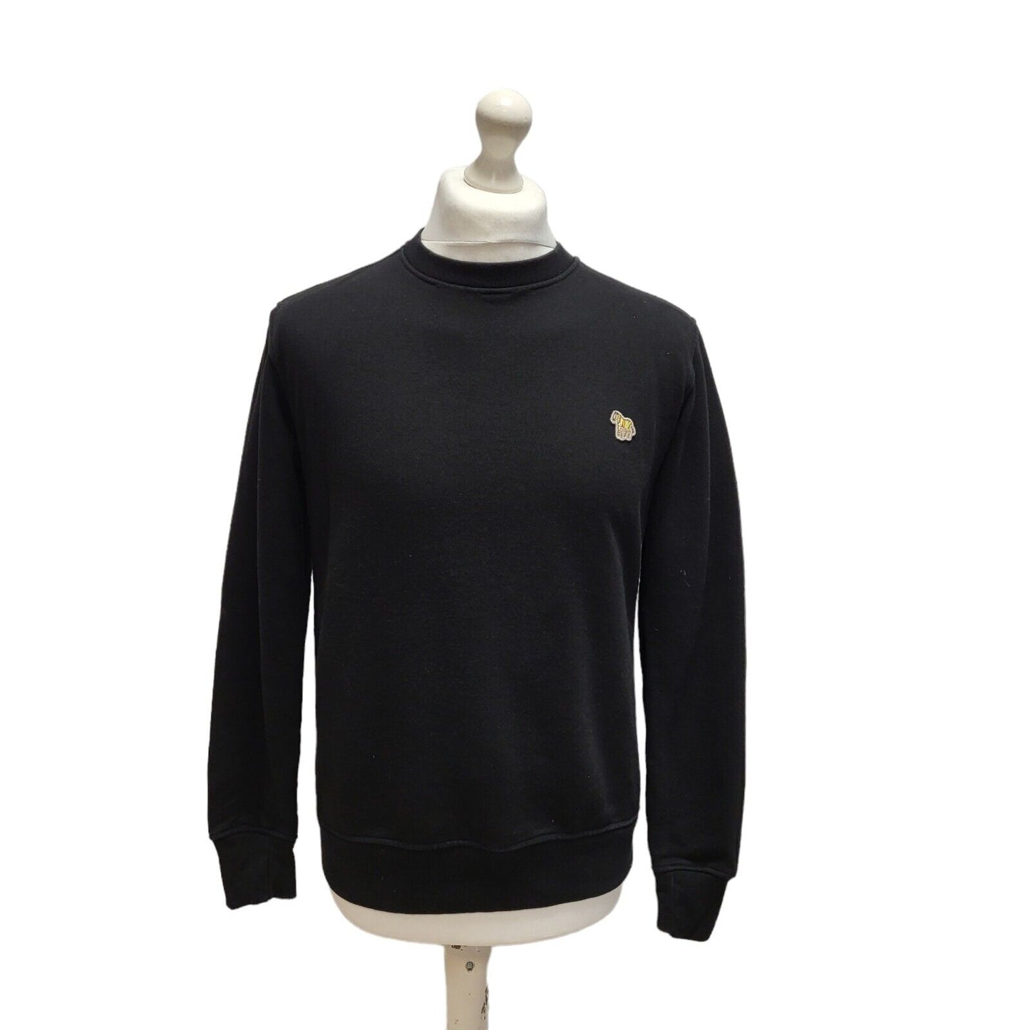 Paul Smith Black Crew Neck Casual Sweatshirt Uk Men's Small BB286