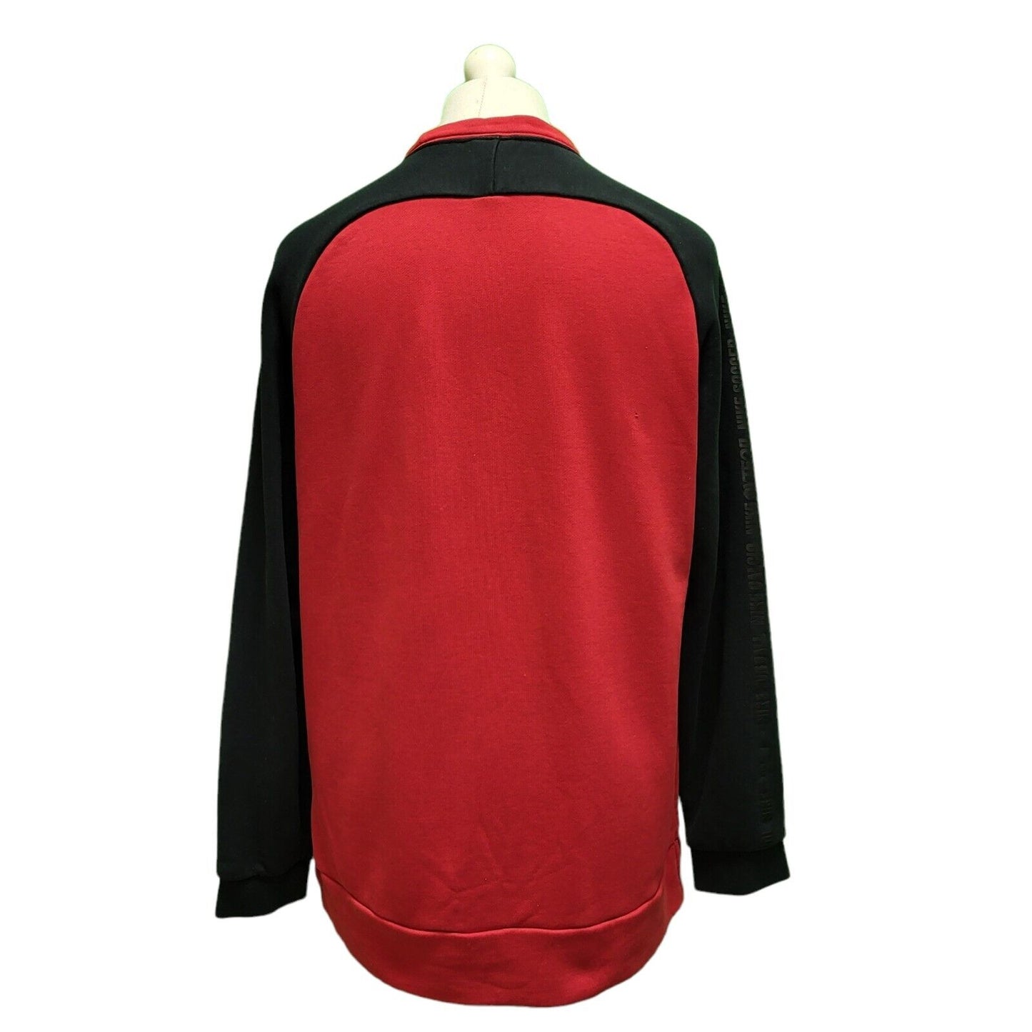 Nike Red Crew Neck Long Sleeve Sweatshirt Men's uk Large H683