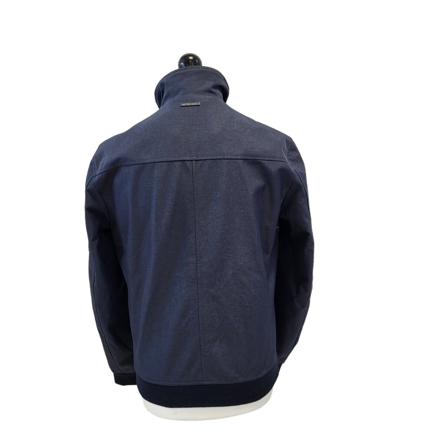 Michael Kors Navy Blue Zipped Bomber Jacket Uk Men's Small G633