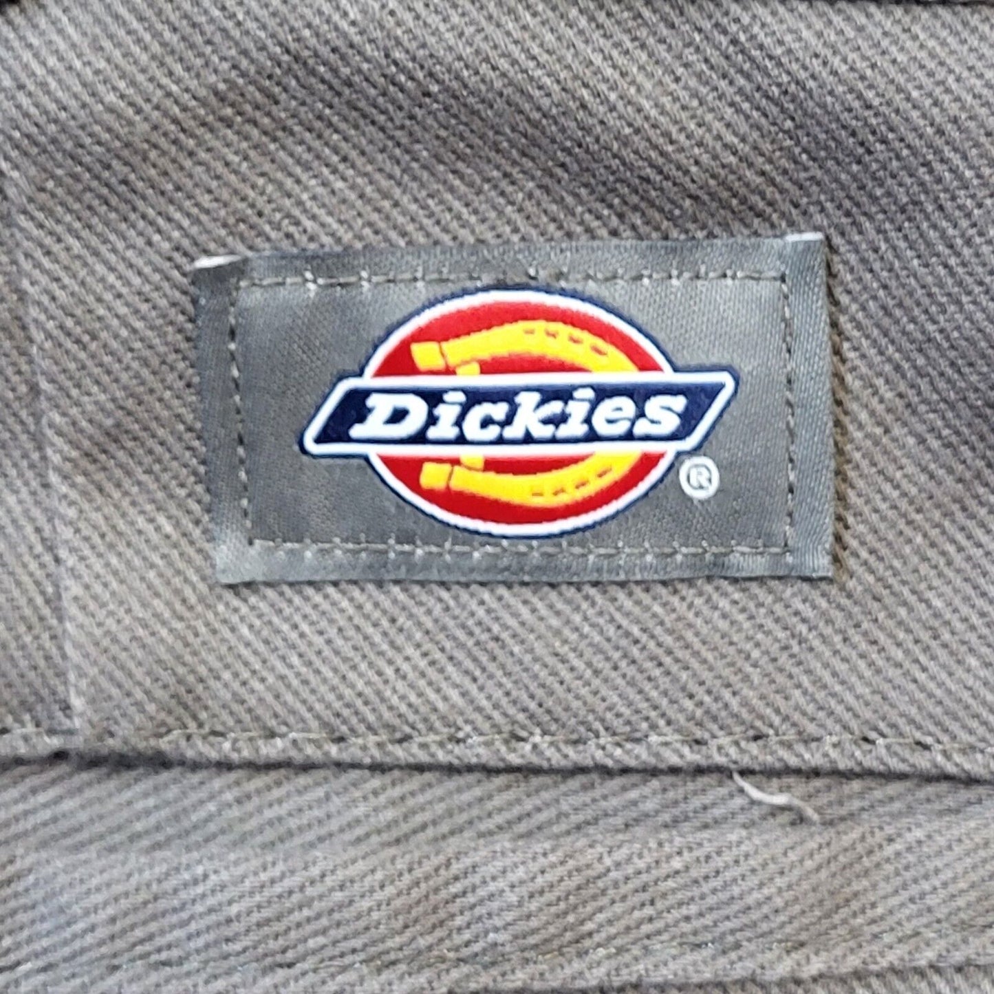 Dickies Grey Straight Zipper Fly Work Trousers Uk Men's S W30 L32 G201