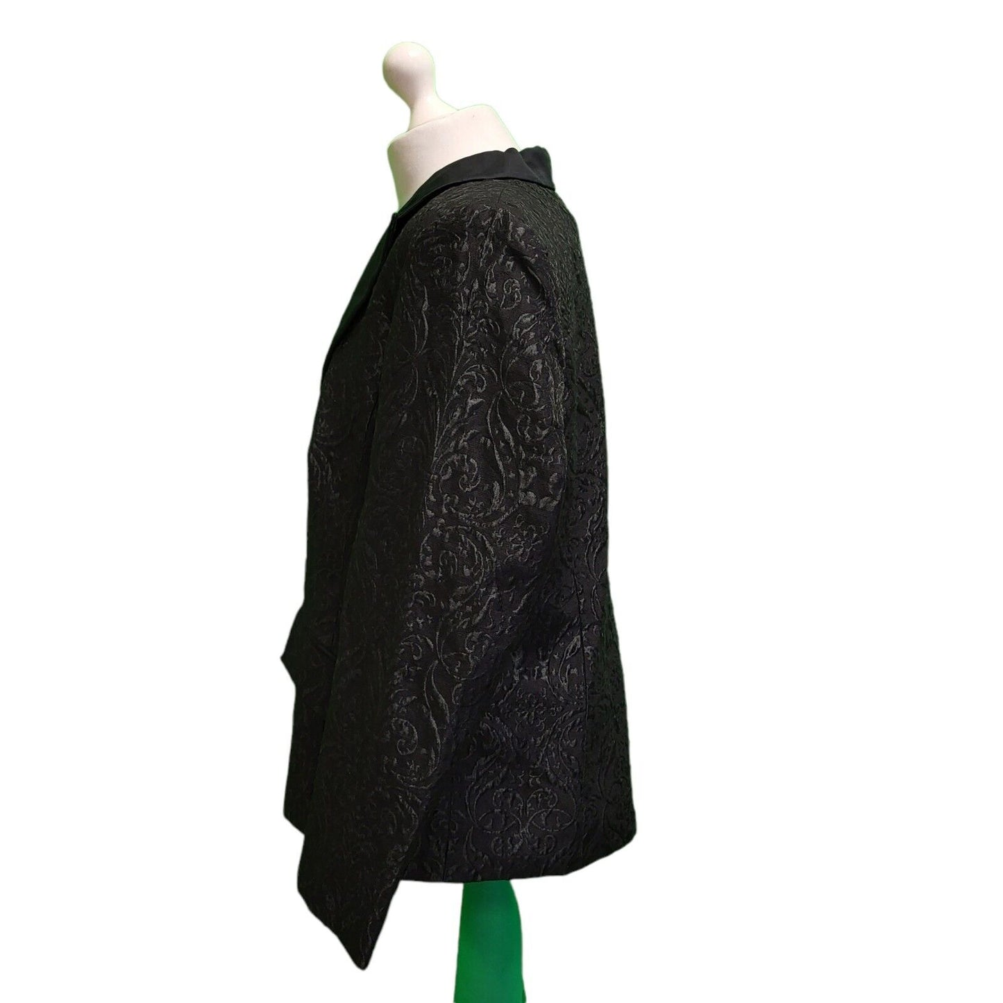 Marina Pinaldi Black Button Collared Suit Jacket Uk Women's 3xL 18 H708