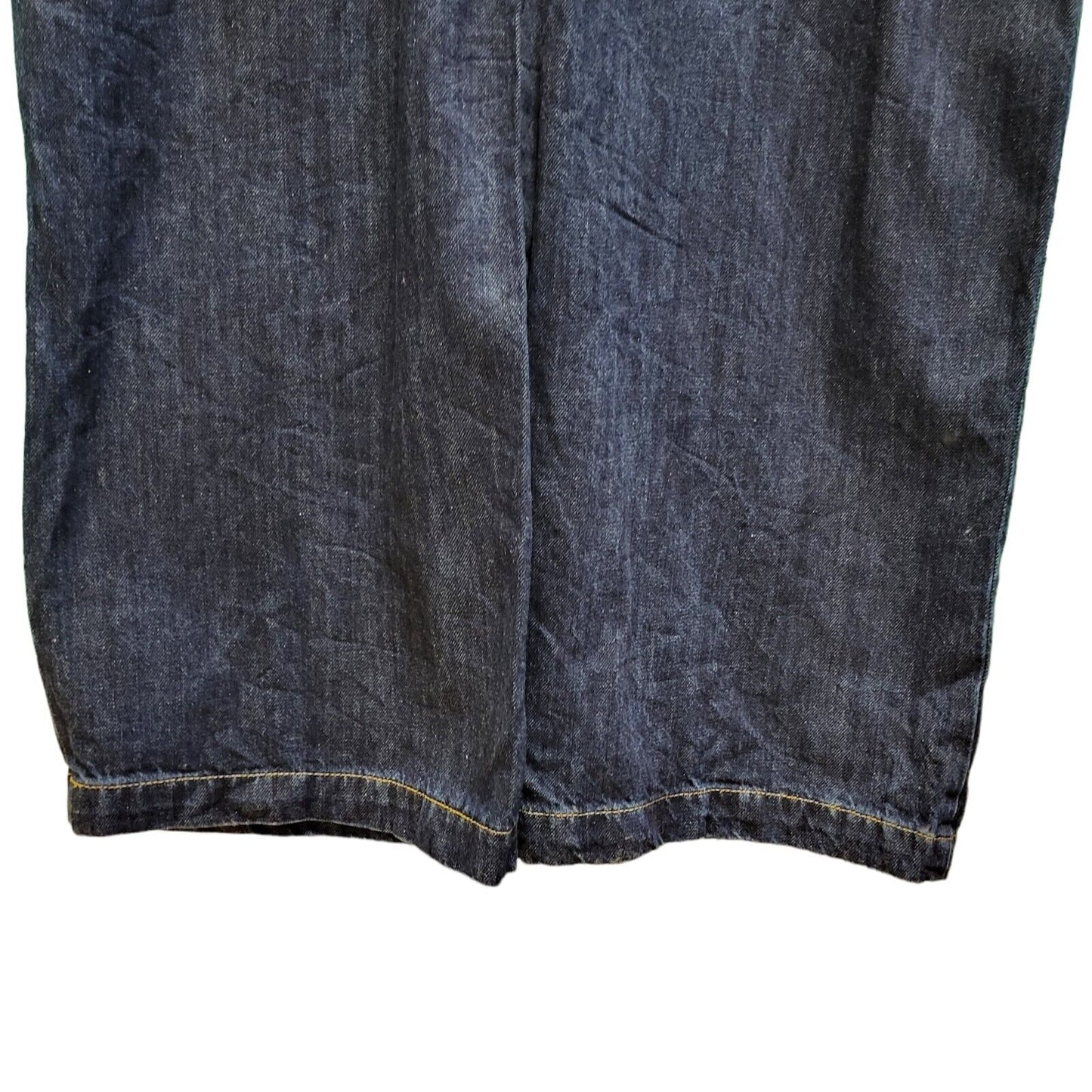Y.JIA Studio Dark Blue Straight Denim Dungarees Women's M 10 W28-30 L28 H55