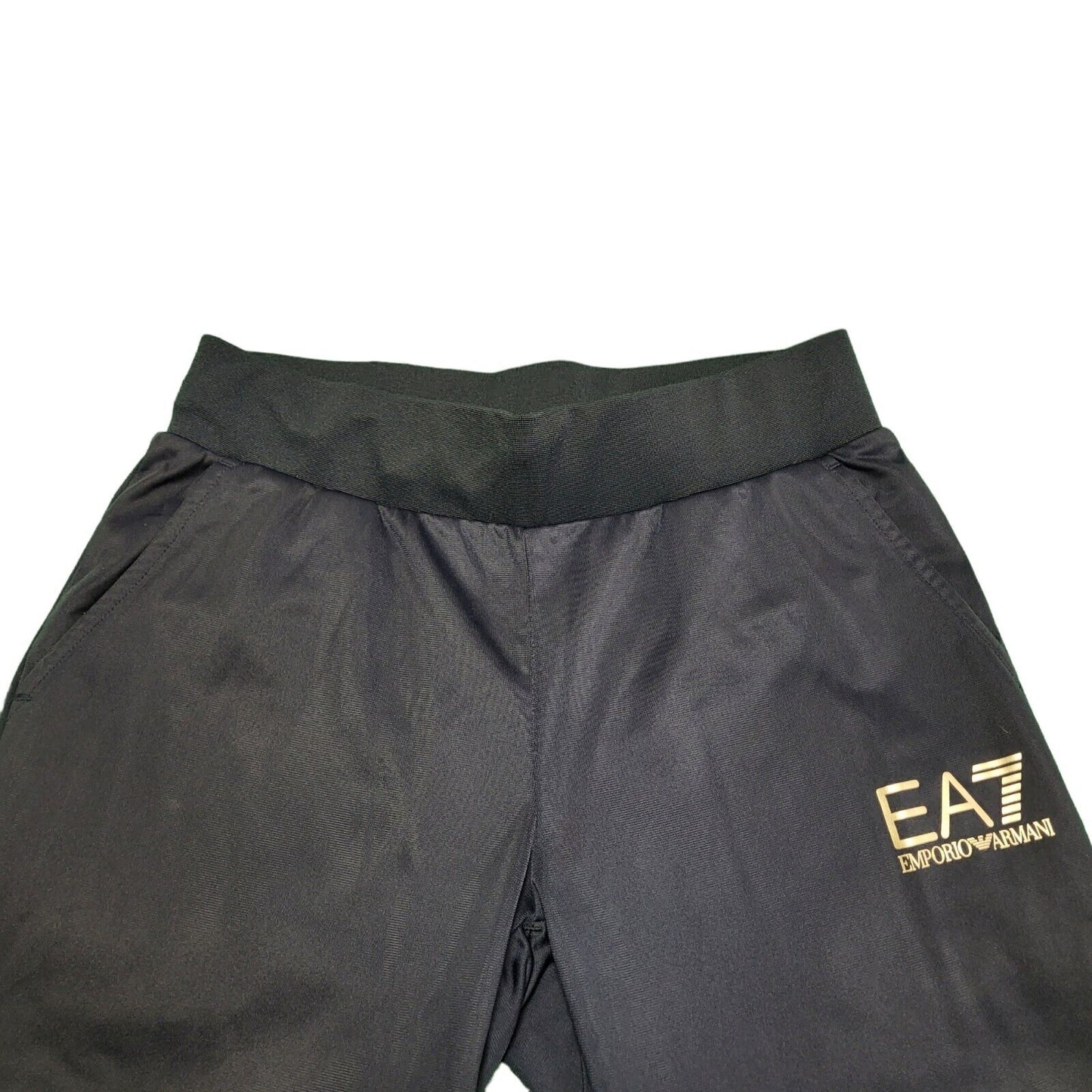 Emporio Armani EA7 Blue Skinny Tracksuit Bottoms Boys 16 years W28 L30 H191