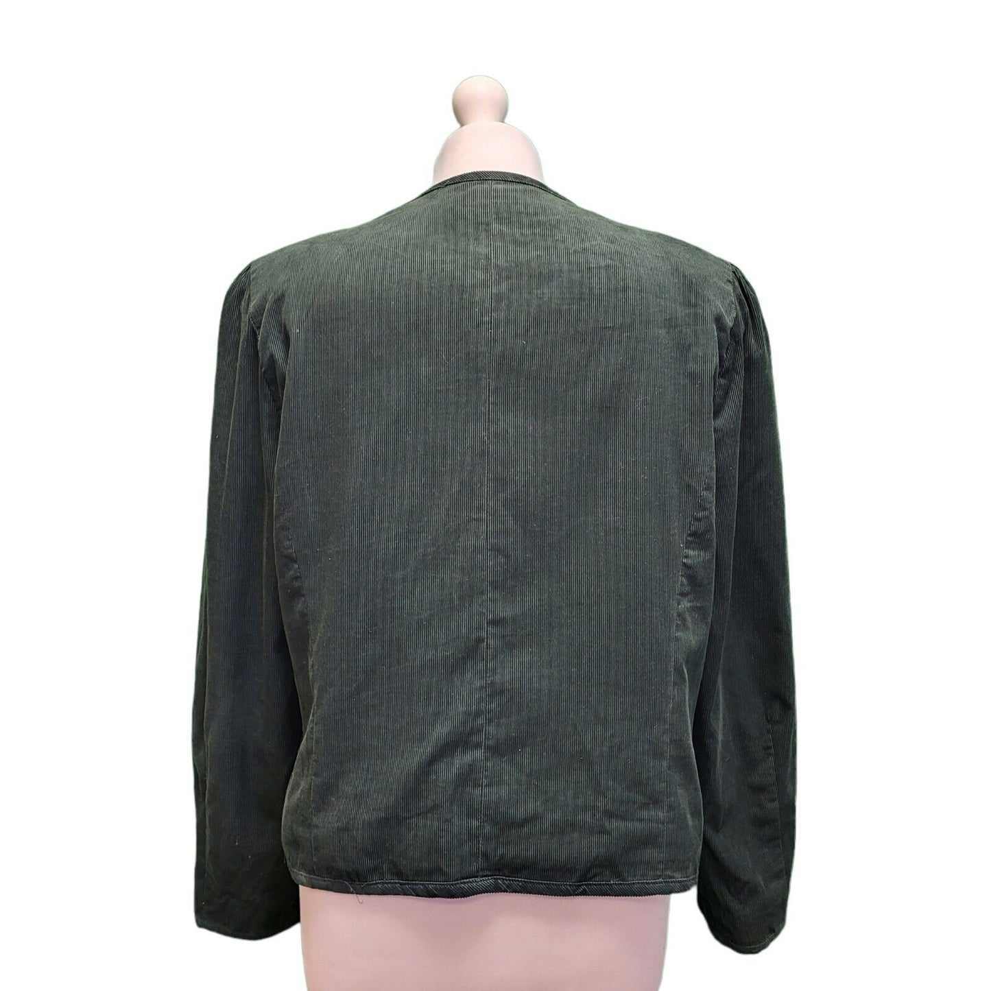 Vintage 70s Red Green Tartan Xmas Short Jacket Women's UK XL 14-16 G789