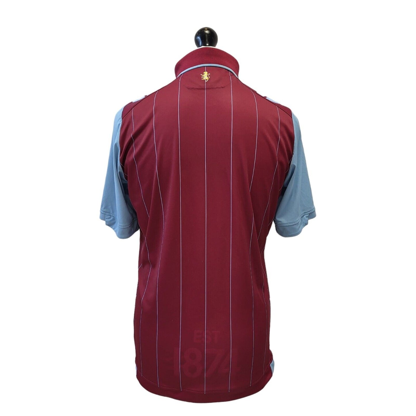 Aston Villa 2014 Macron Football Shirt Maroon & Blue Mens UK Size Medium G549
