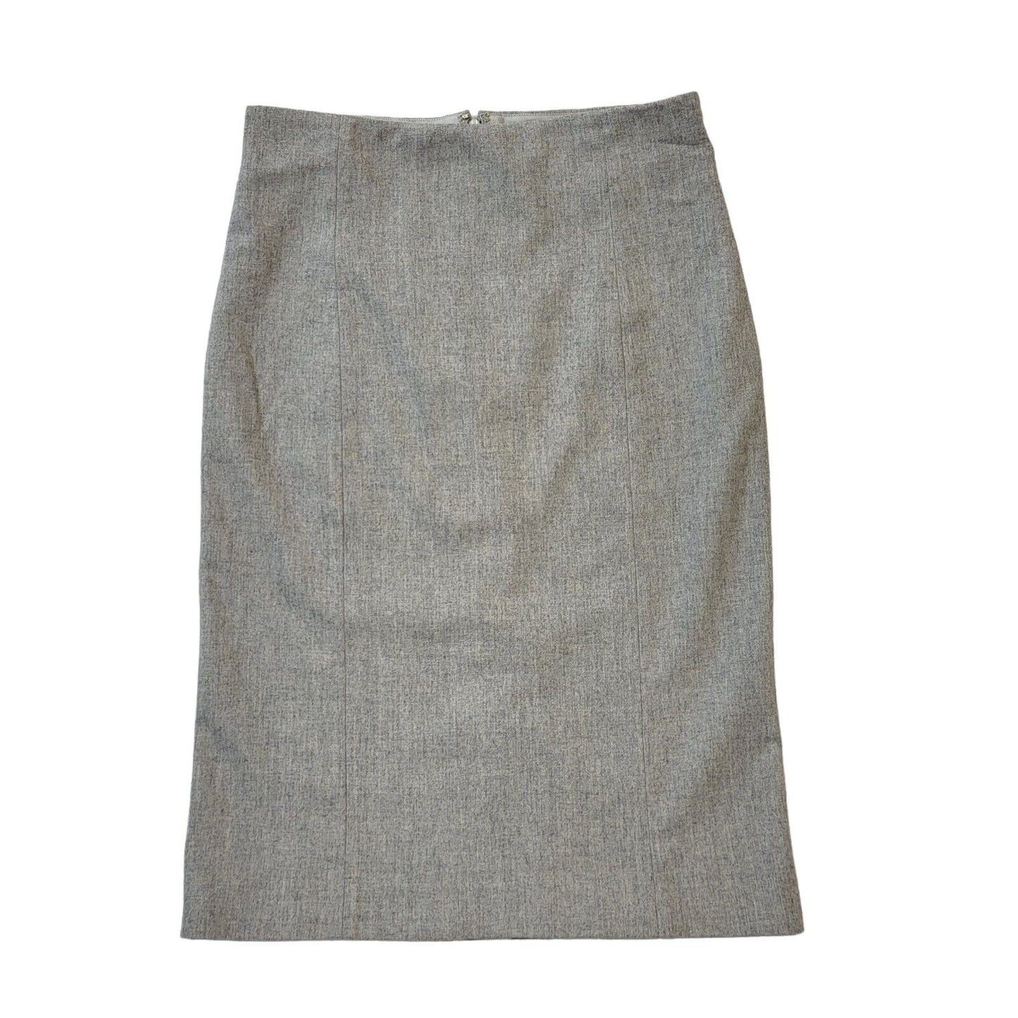 Polo Ralph Lauren Grey Wool Pockets Pencil Skirt Women's uk 8-10 us 4 W28 G809