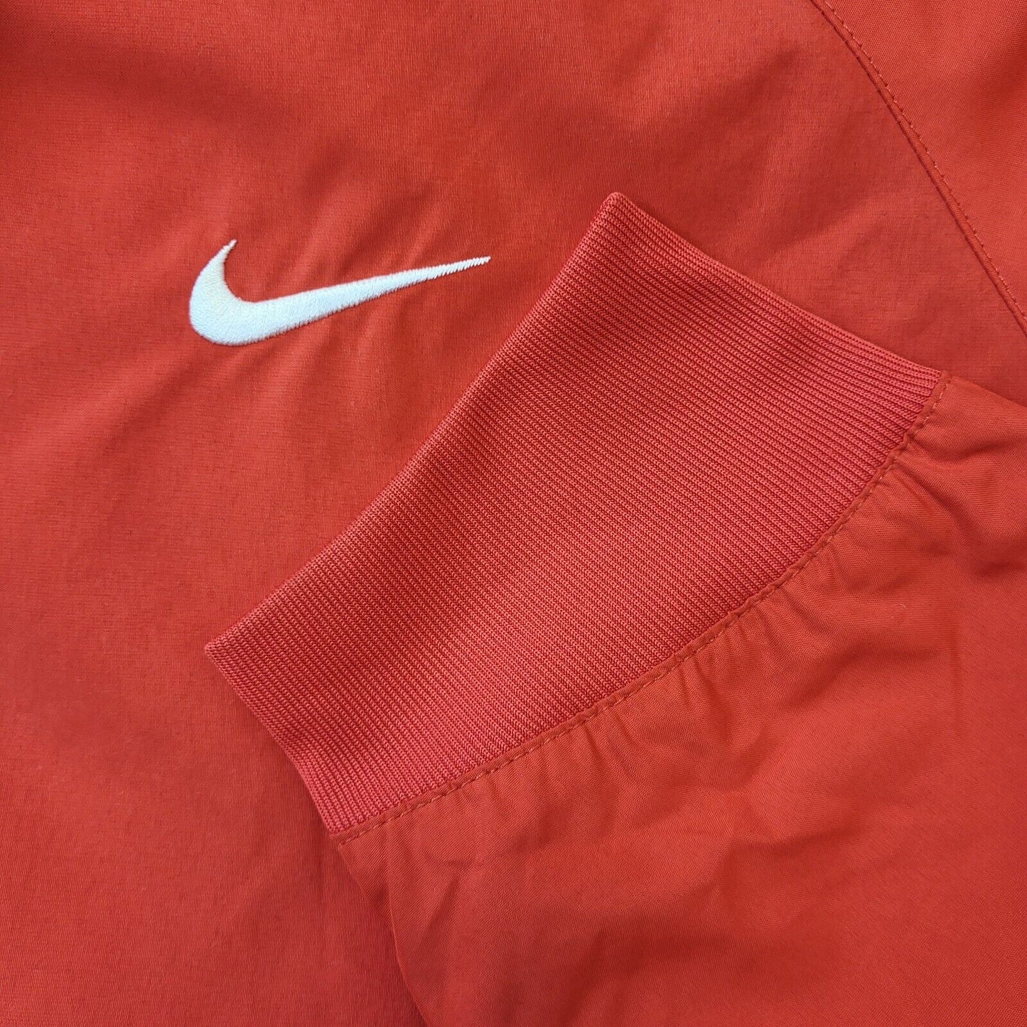 Nike Red Hooded Sports Windbreaker Jacket Men's Uk L Eu 54 G863