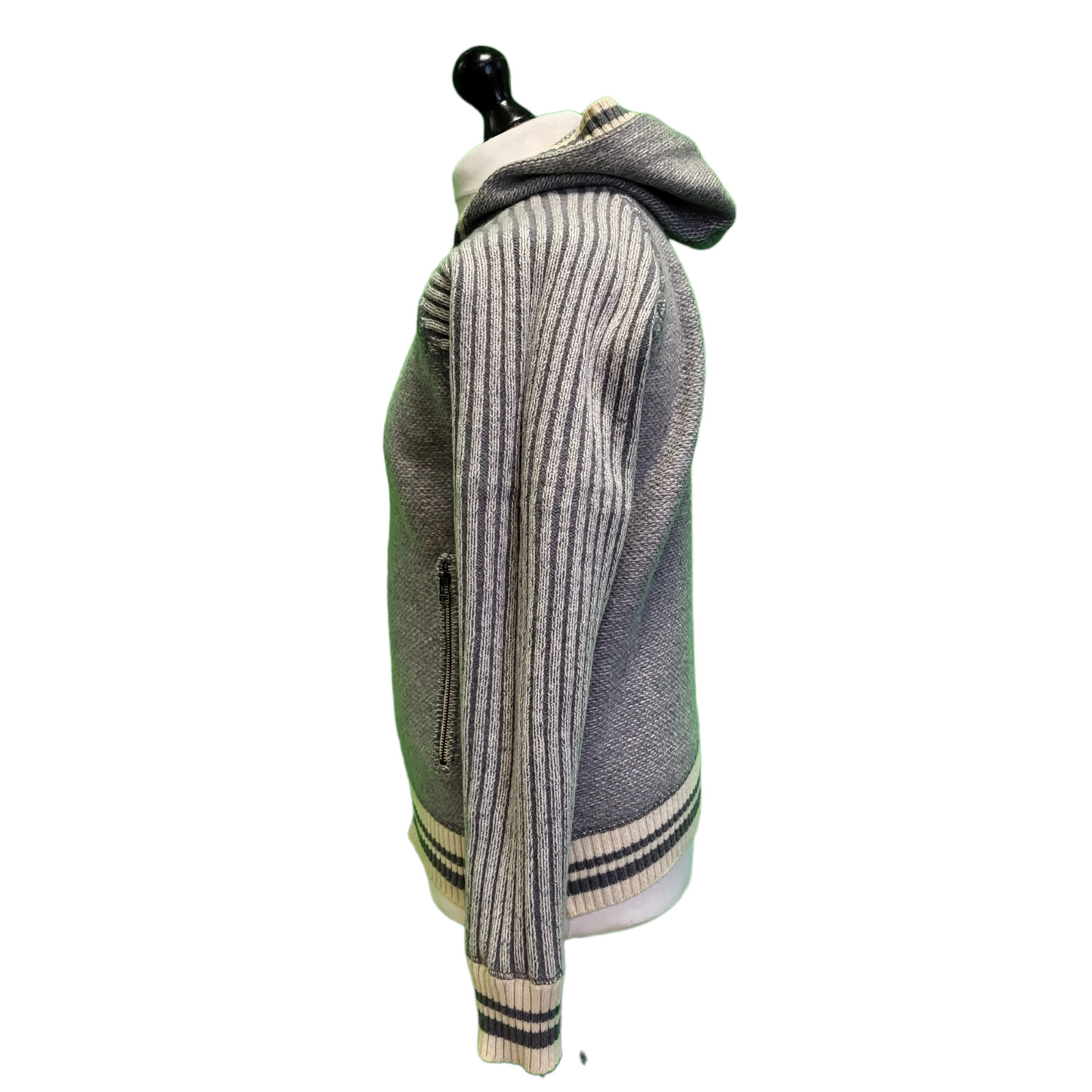 Jack & Jones Grey Zipped Hooded Jacket Men's UK M EU 50 H948