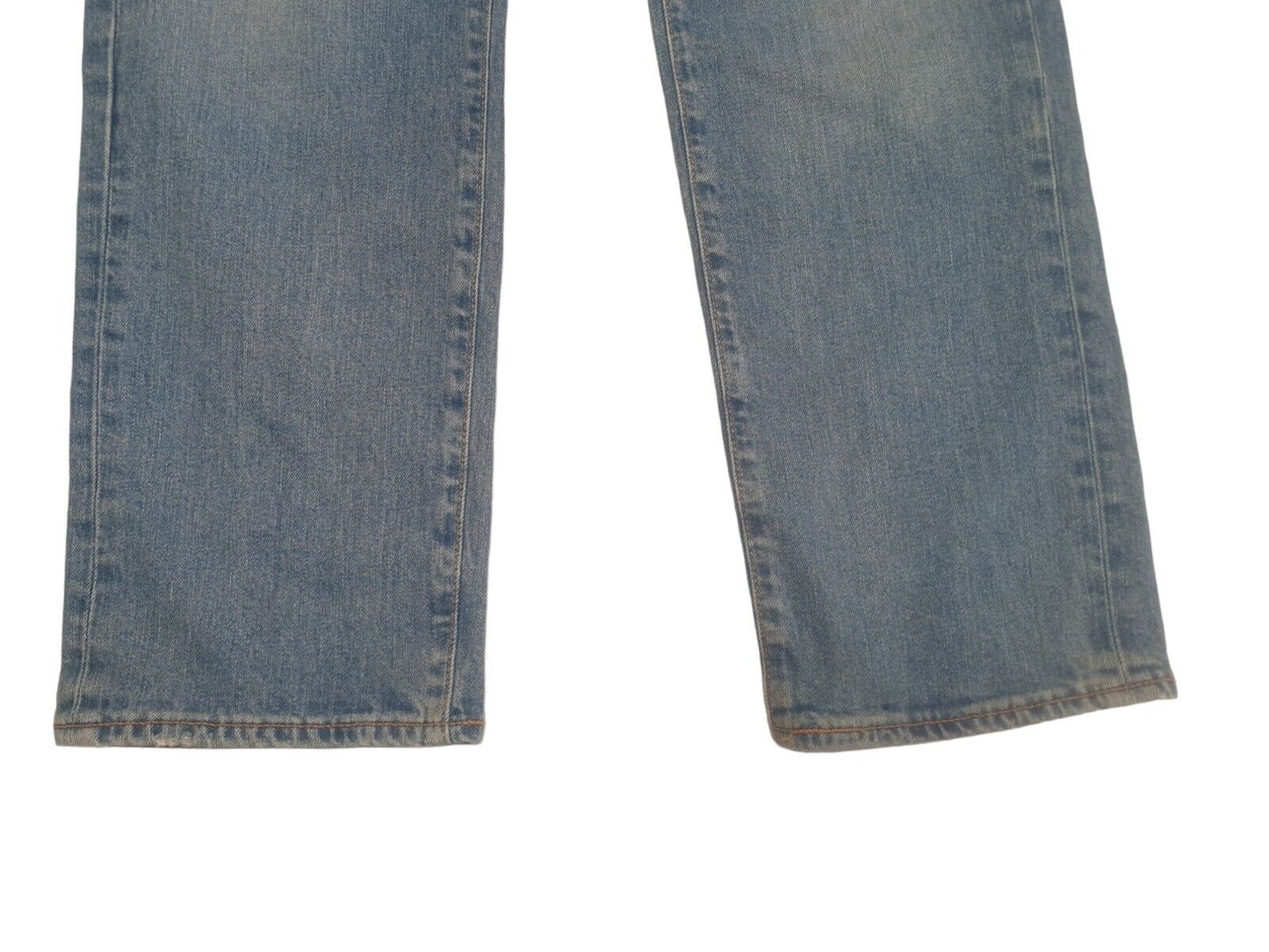 Levi's 511 Faded Blue Straight Wide Leg Rigid Denim Jeans Men's L W34 L30 H203