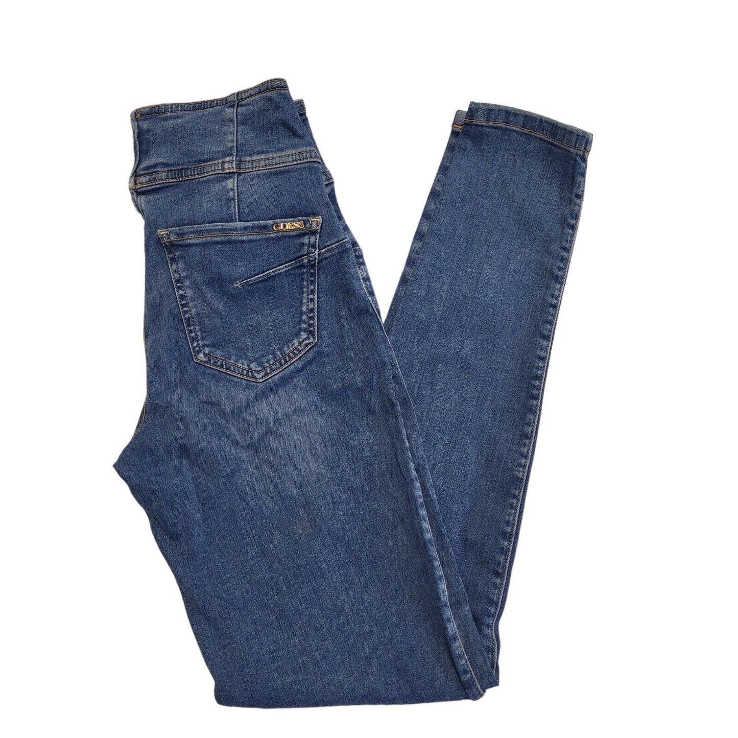Guess Curve X High Waist Blue stretch Denim Jeans Women's XS 6 W25 L30 H243
