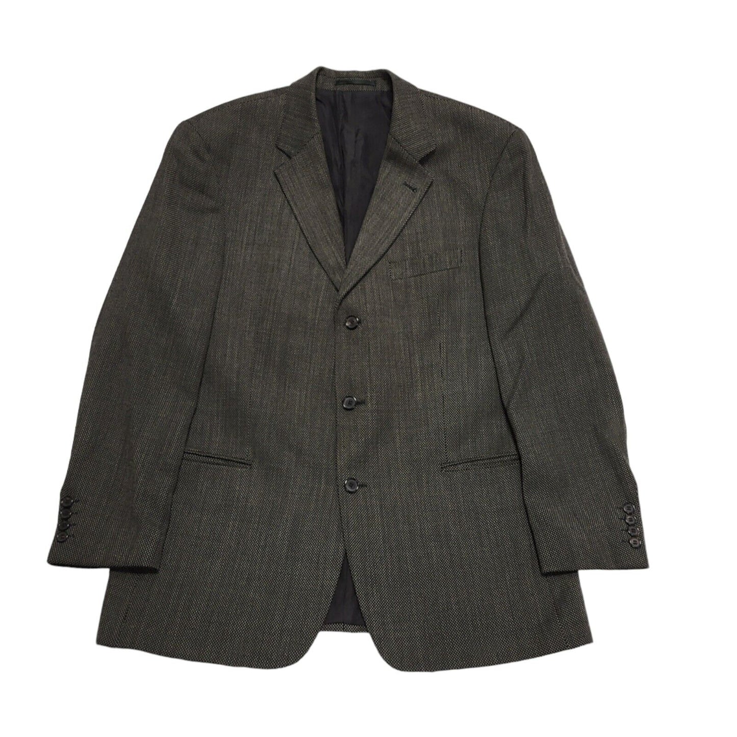 Hugo Boss Grey Wool Spots Suit Blazer Jacket Uk Men's L 42" BB365