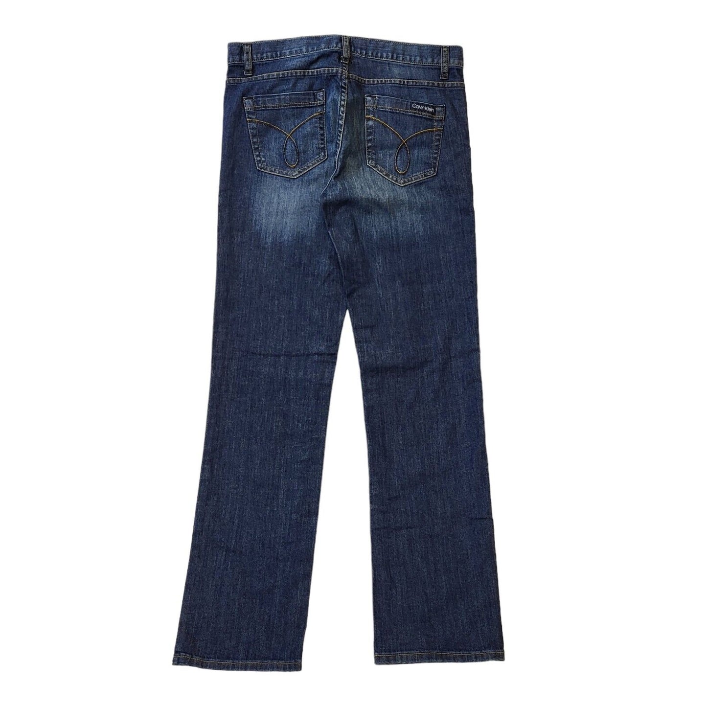 Calvin Klein Dark Blue Straight Denim Jeans UK Women's 10 BNWT W29 L31 G430
