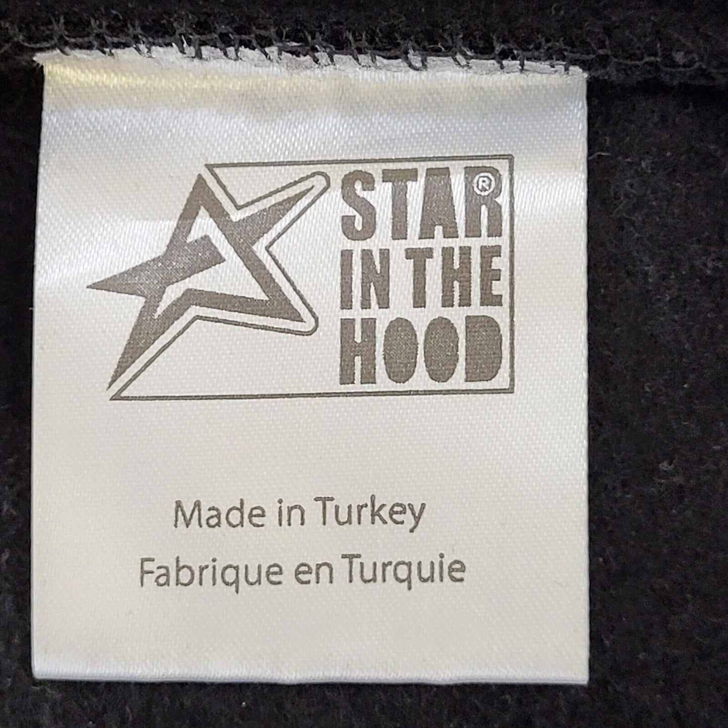 Star In The Hood BNWT Sweatshirt Crew Neck Black Mens UK S EU 48 G141