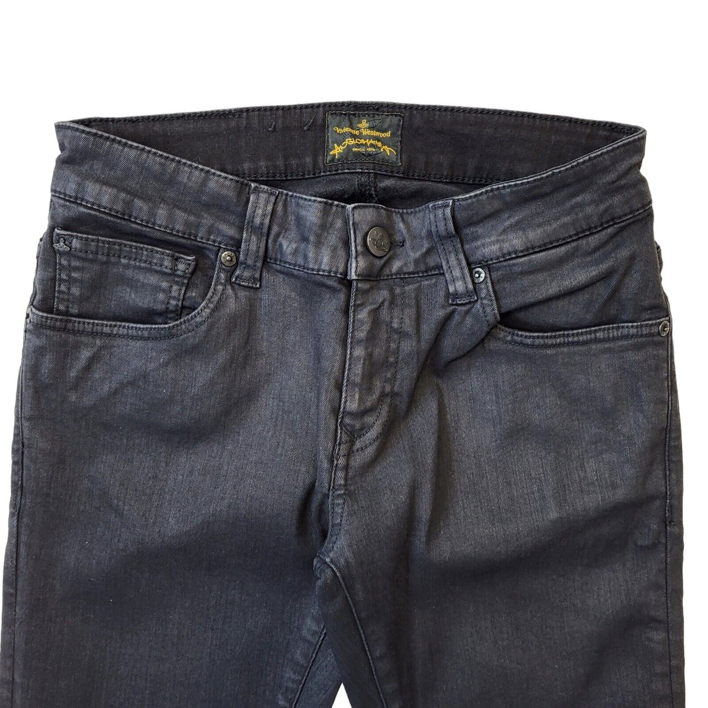 Vivienne Westwood Black Skinny Denim Jeans Mens XXS W26 L32 G323