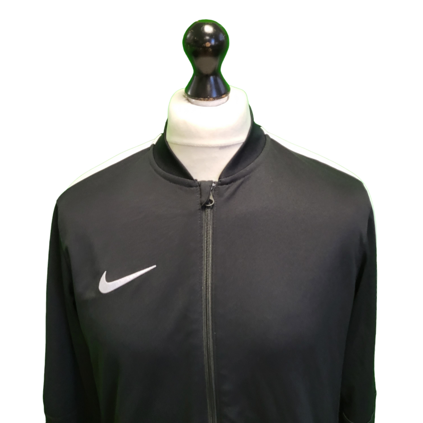 Nike Dri-Fit Black Long Sleeve Sports Tracksuit TopMen's UK L EU 54 H975