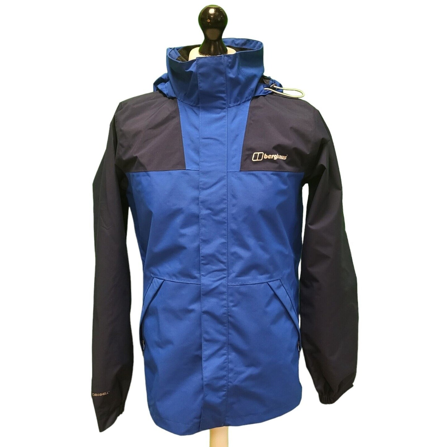 Berghaus Navy Blue Hydro Shell Hooded Jacket Men's Uk S Eu 46 H439