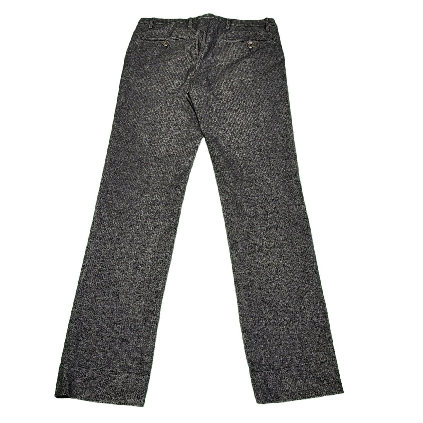 Settecento Grey Straight Leg Slim Trousers Uk Men's M W32 L31 H771