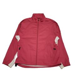 Adidas Pink Zip Fasten Collared Sports Jacket UK Women's XL H929