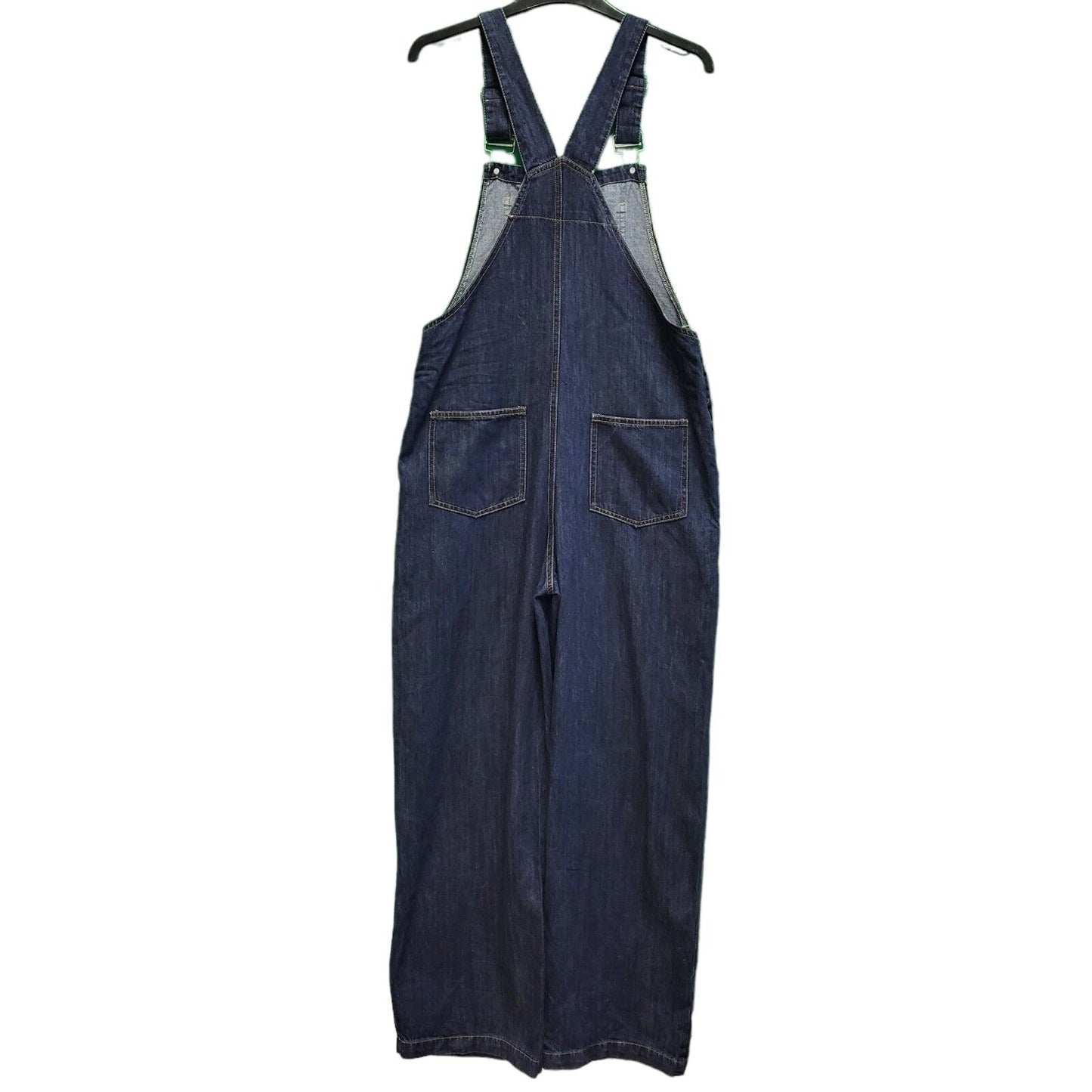 Y.JIA Studio Dark Blue Straight Denim Dungarees Women's M 10 W28-30 L28 H55