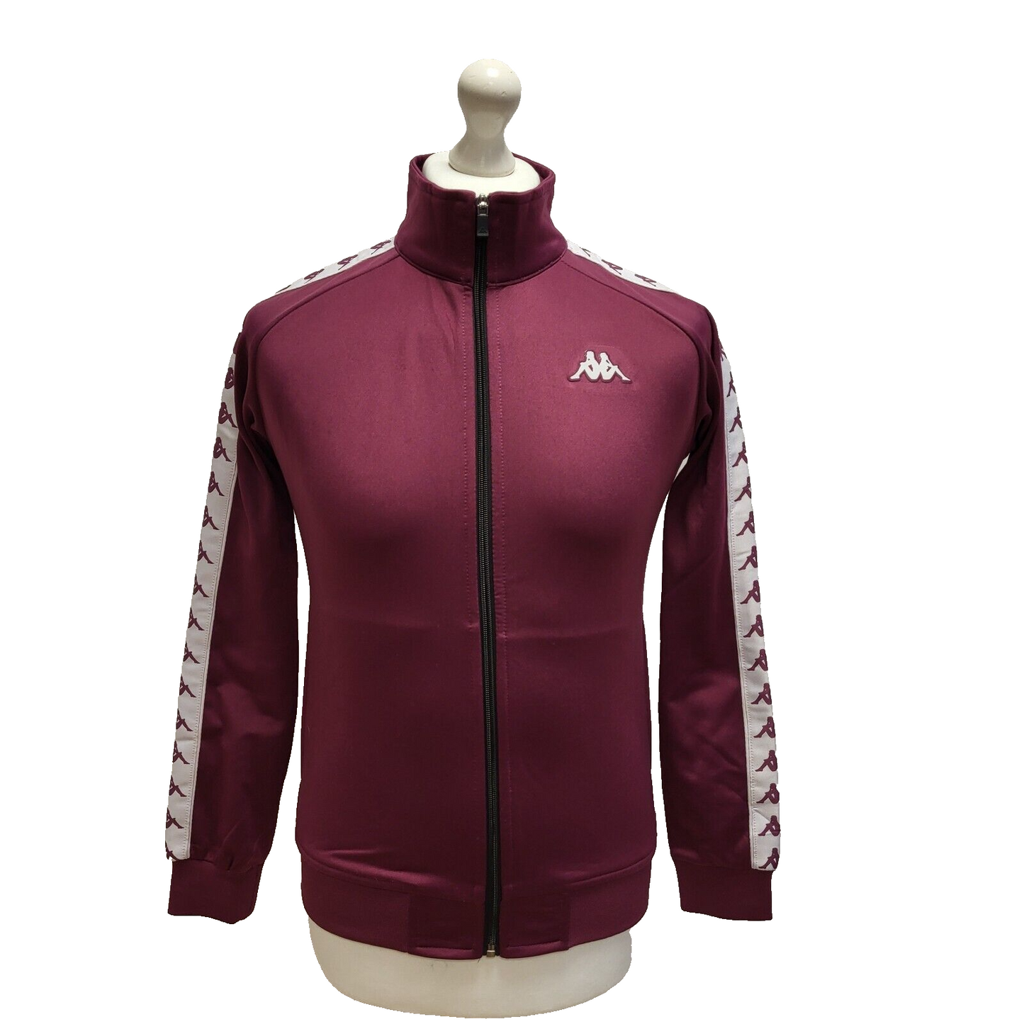 Kappa Purple White Zip Sports Tracksuit Top Jacket Men's uk Small BB399