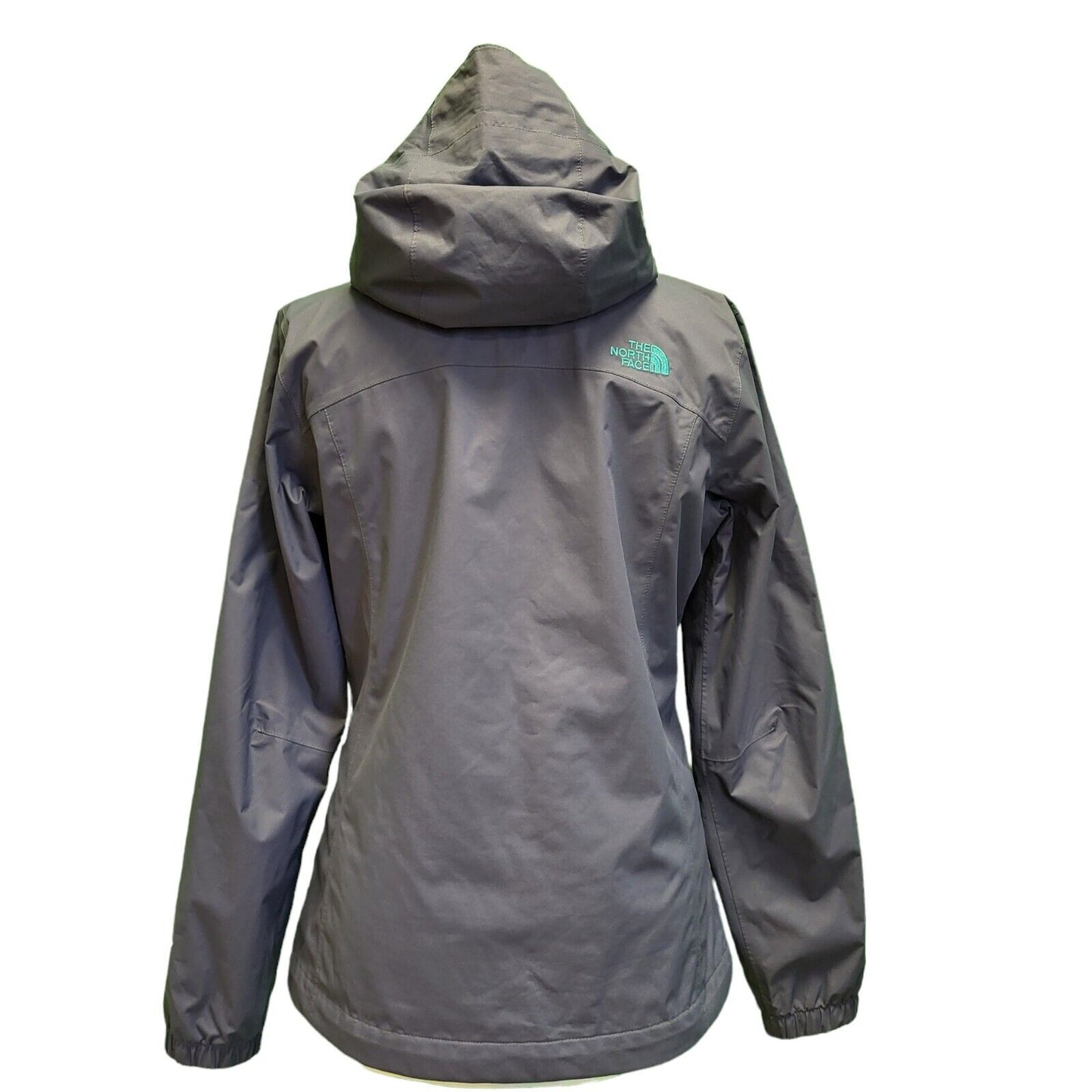 The North Face Grey Hooded Windbreaker Track Jacket UK Women's S H693