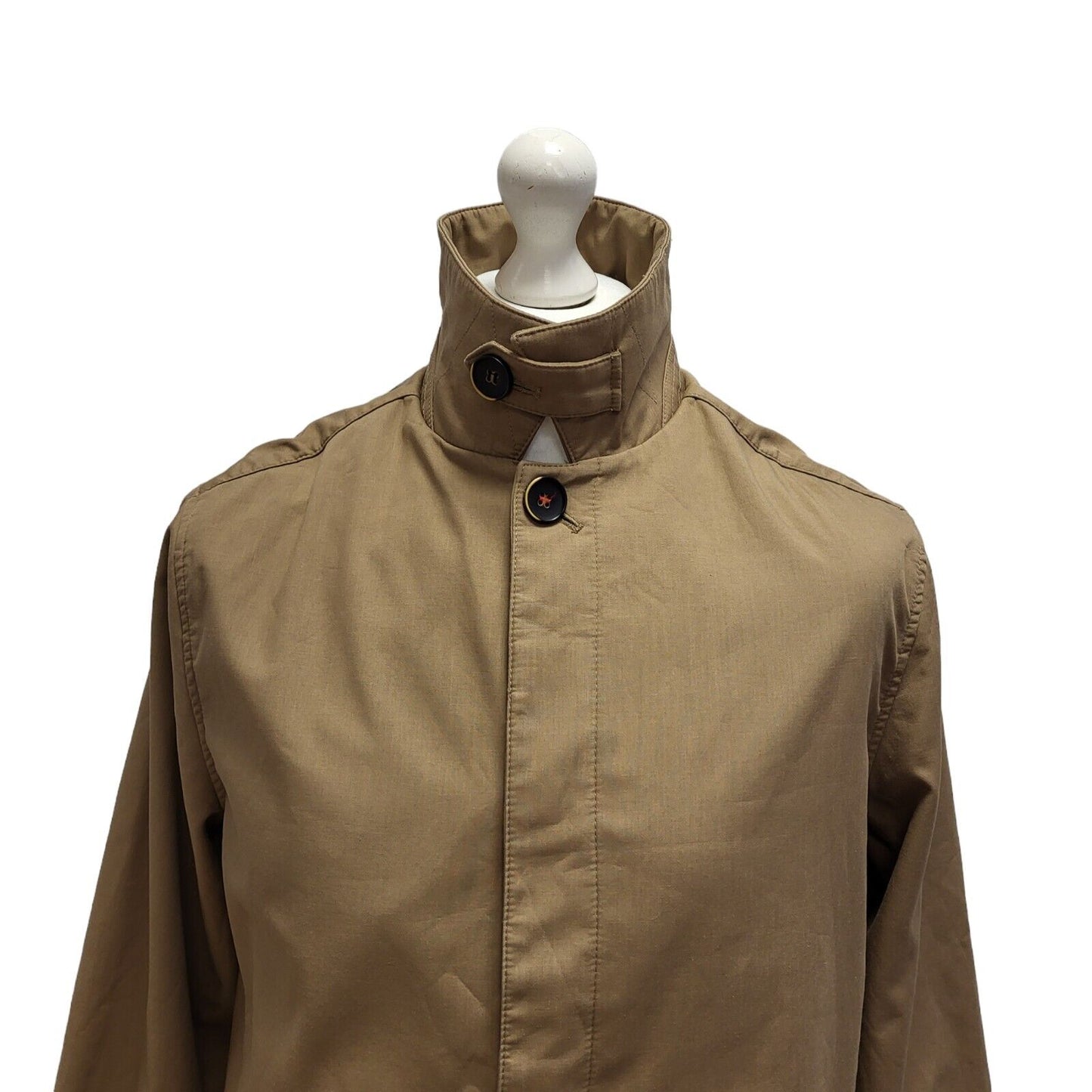 Luc Brevet Brown Button Jacket Uk Men's Medium BB328