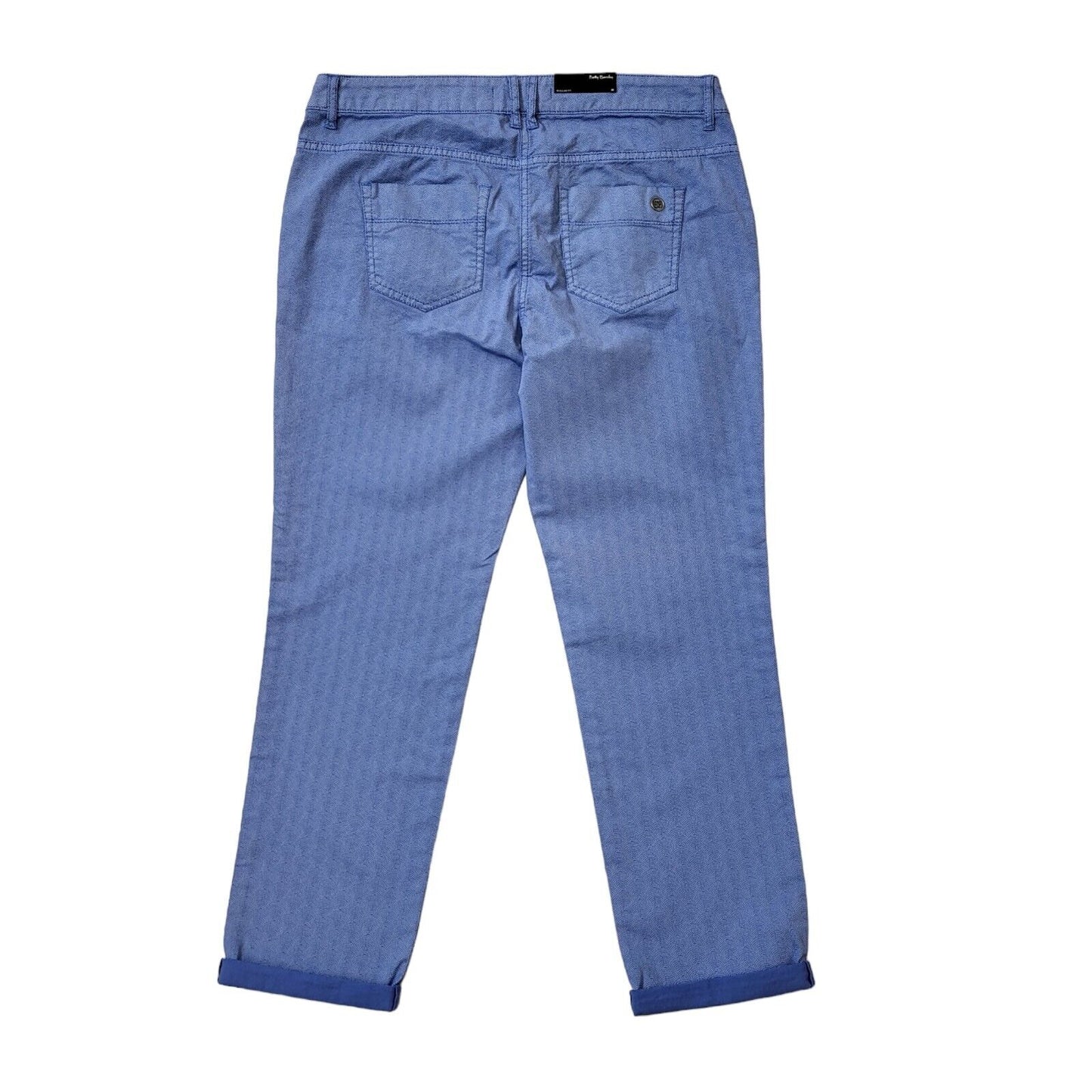Betty Barclay Blue Tapered Casual Trousers Uk Women's 14 W32 L27 G211