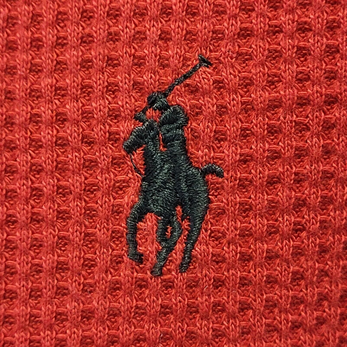 Polo Ralph Lauren Crew Neck T-Shirt Long Sleeve Red Uk Men's Small G560