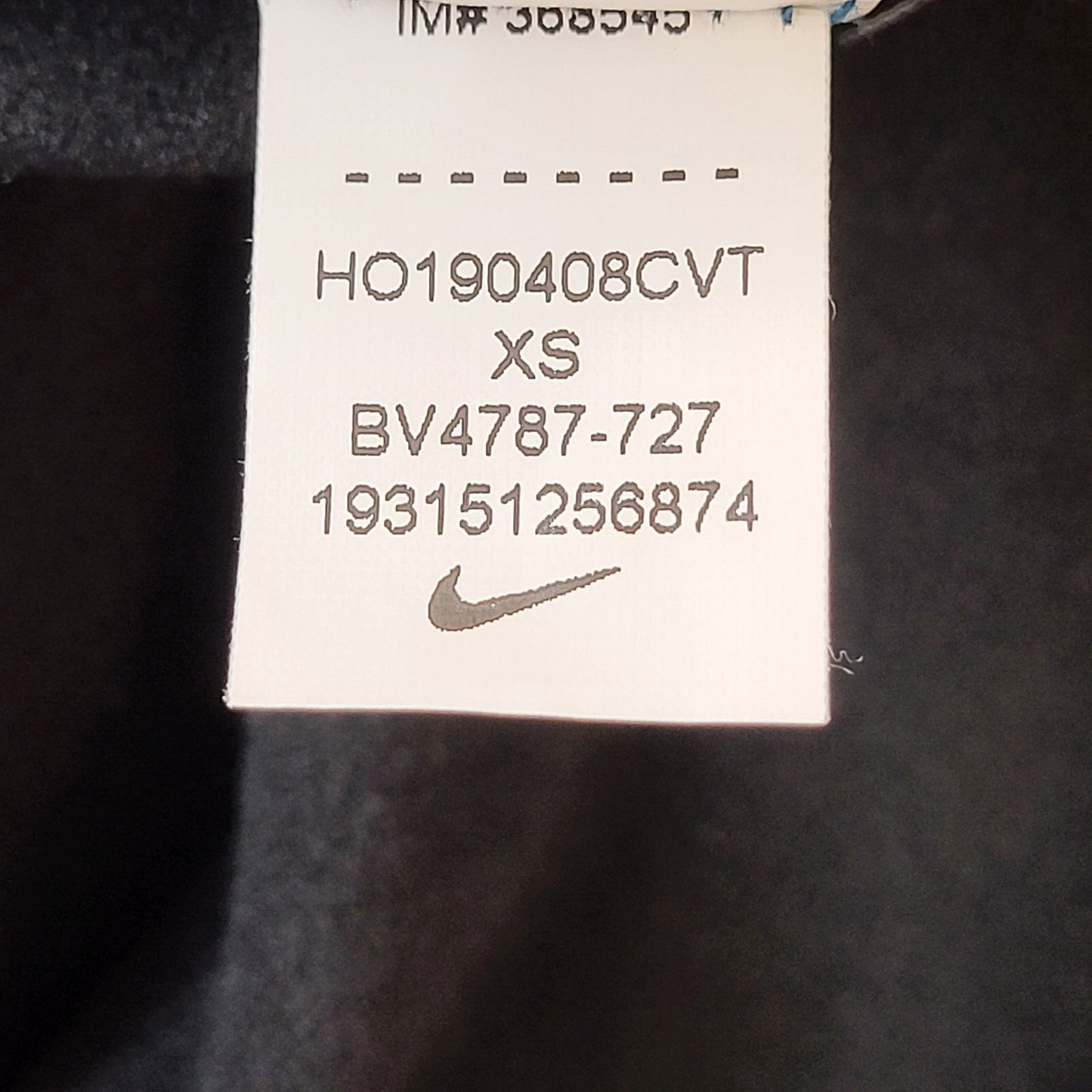 Nike Dri-Fit Activewear Top Long Sleeve 1/4 Zip Blue Orange Mens Uk XS G365