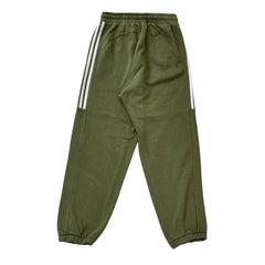 Adidas Green Tapered Tracksuit Bottoms Uk Women's L (16-18) W30 L29 G425