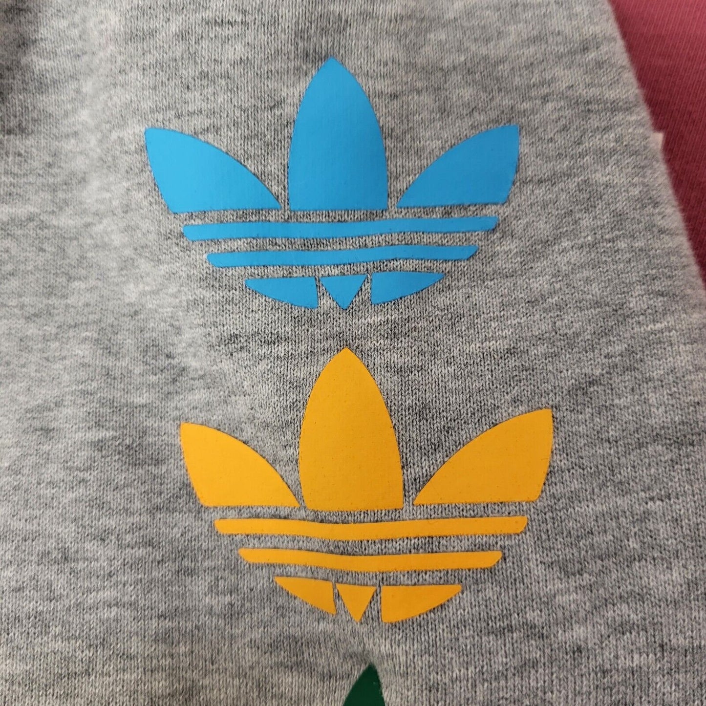 Adidas Sweatshirt Hoodie Drawstring Grey Uk Women's Size 2XS G415