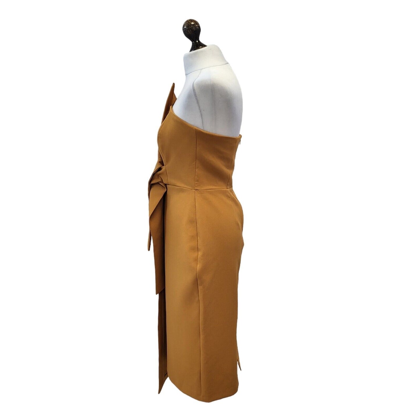 River Island Yellow Dark Evening Dress Uk Women's 10 Eu 36 Bnwt G248